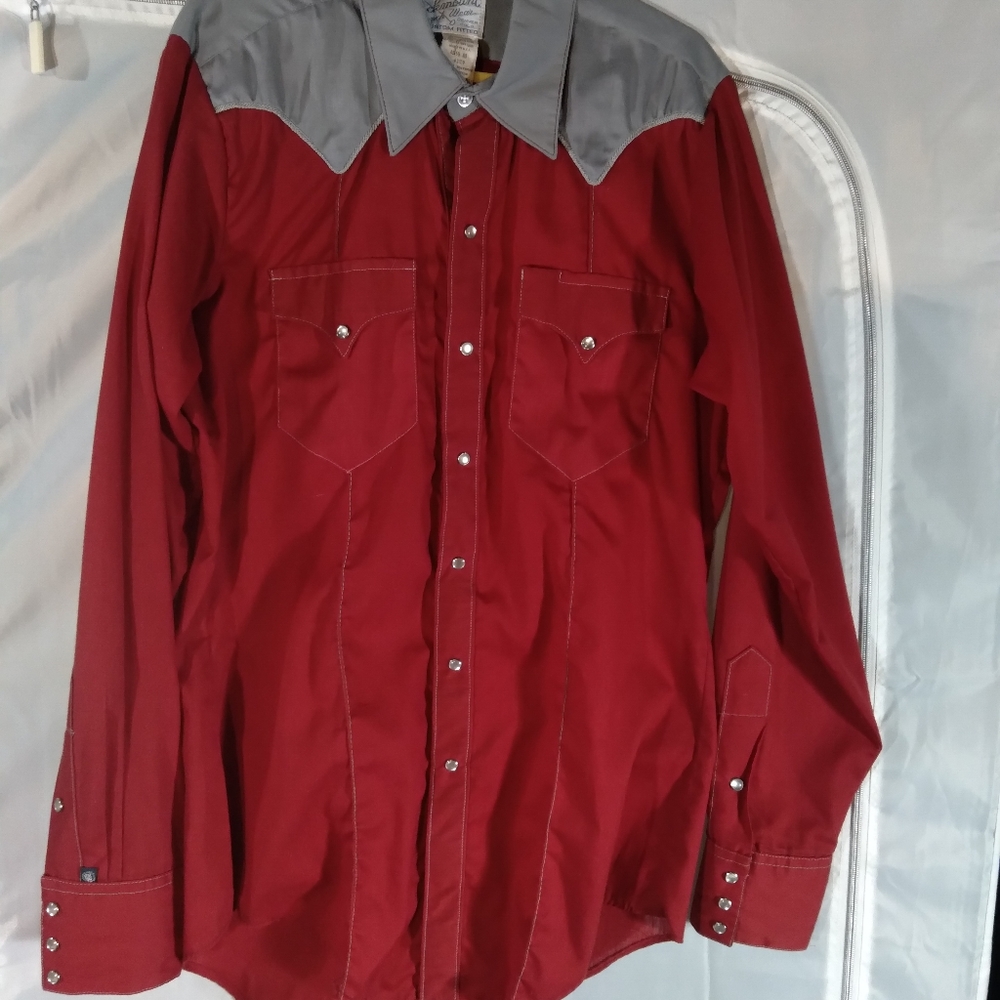 Rockmount Ranch Wear Embroidered Eagle Pearl Snap
